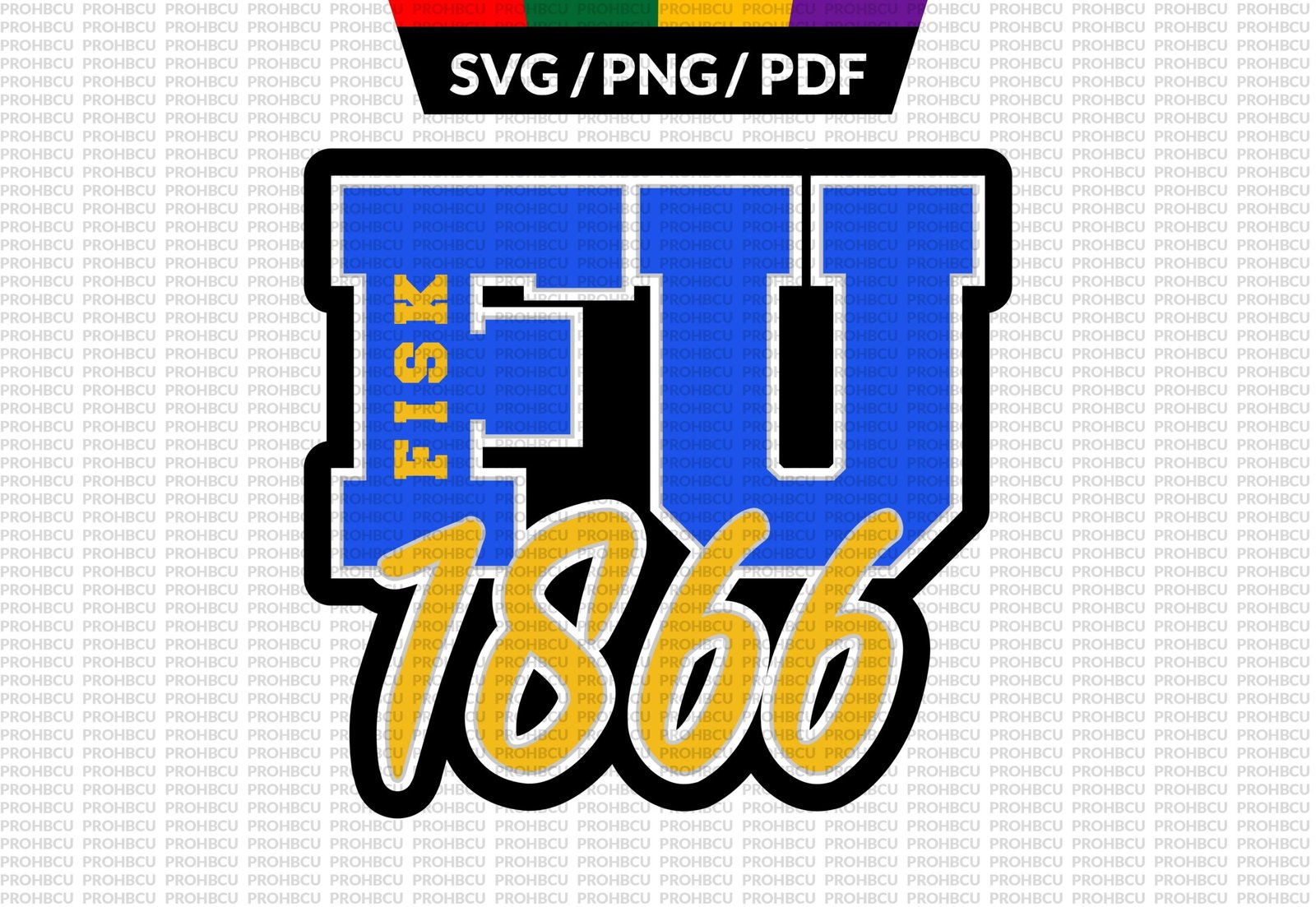 FU 1866 svg Digital design | Fisk University png design