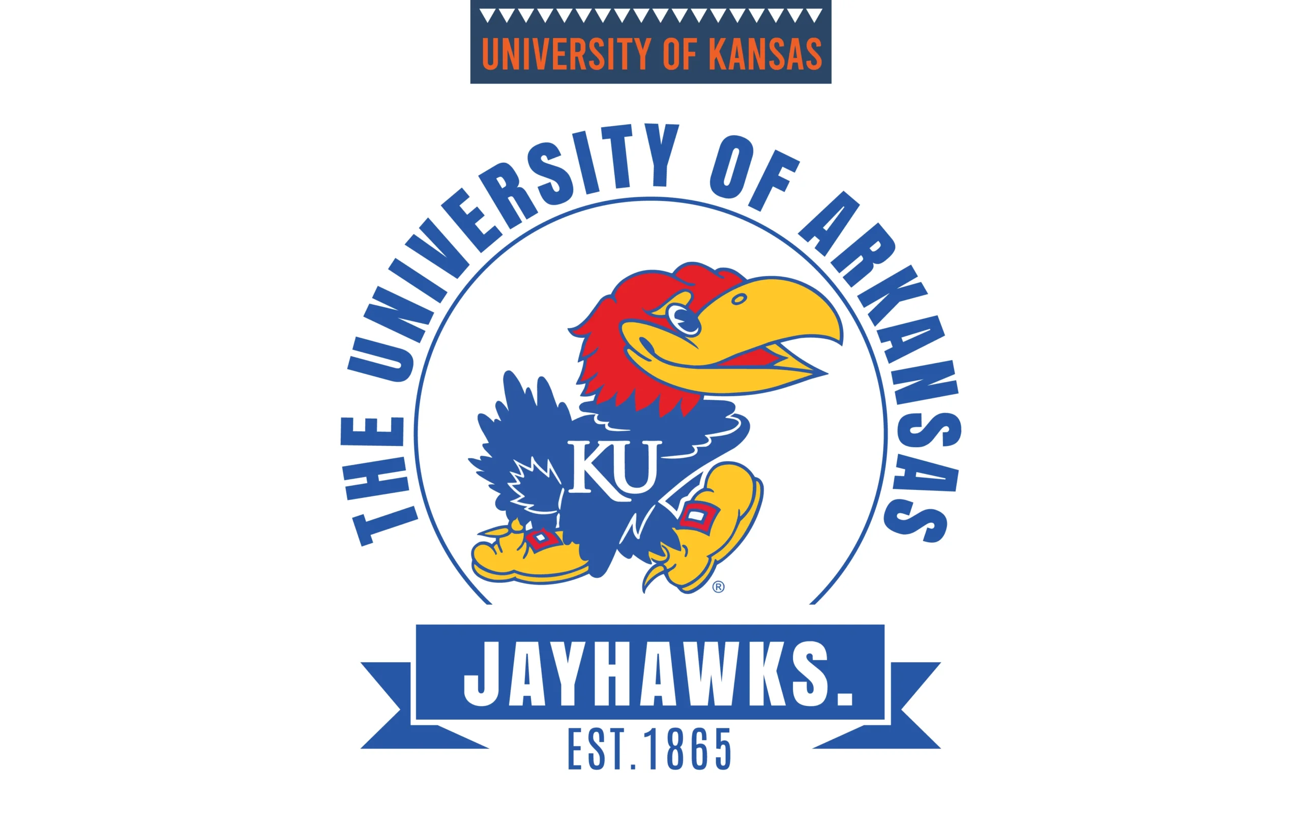 University of Kansas digital svg design | Jayhawks png print design | Kansas 1865 svg design