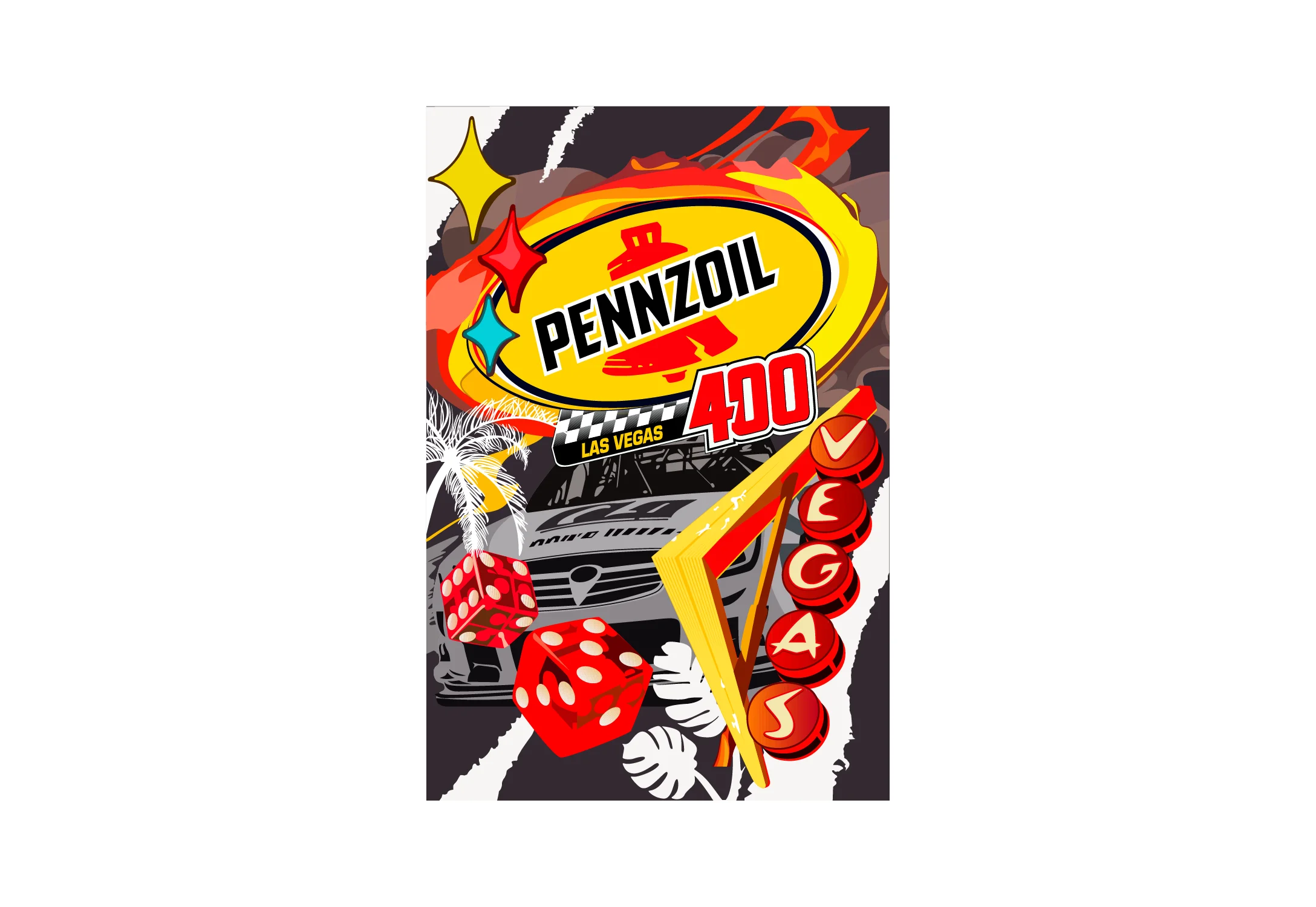 Sports Car wall art digital svg design| pennzoil 400 wall art png file