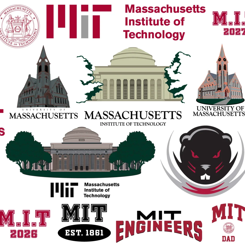 Massachusetts Institute of Technology digital svg bundle | M.I.T png print files