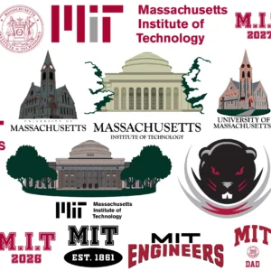 Massachusetts Institute of Technology digital svg bundle | M.I.T png print files